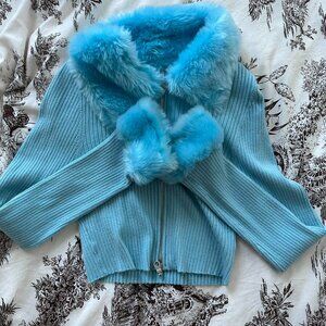 Urban Outfitters Women's Blue Jumper